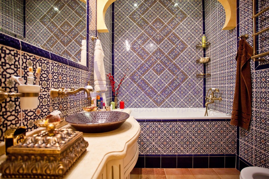 плитка с марокканской мозаикой